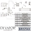 Bristan 1901 Easyfit Sink Mixer Gold Tap Spares